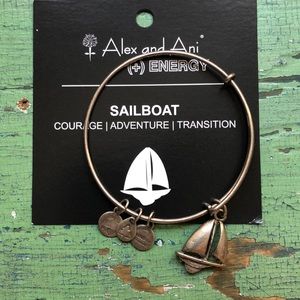 Silver Alex and Ani bracelet, barely used.